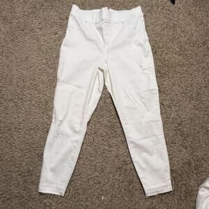 Spanx White Women's Jeans with Distressed Details Size‎ 2xl XXL